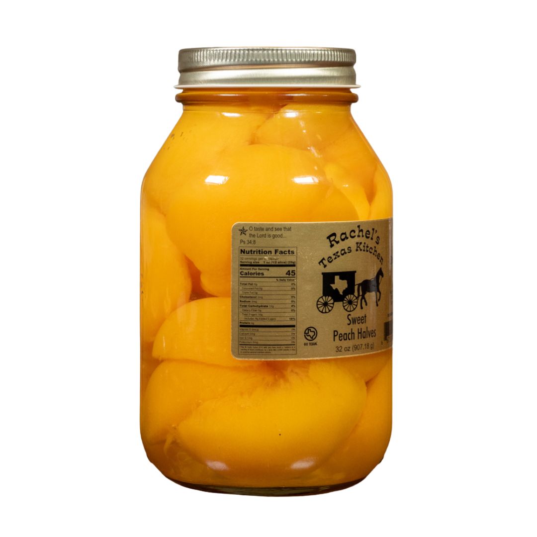 Sweet Peach Halves - 7 Pack