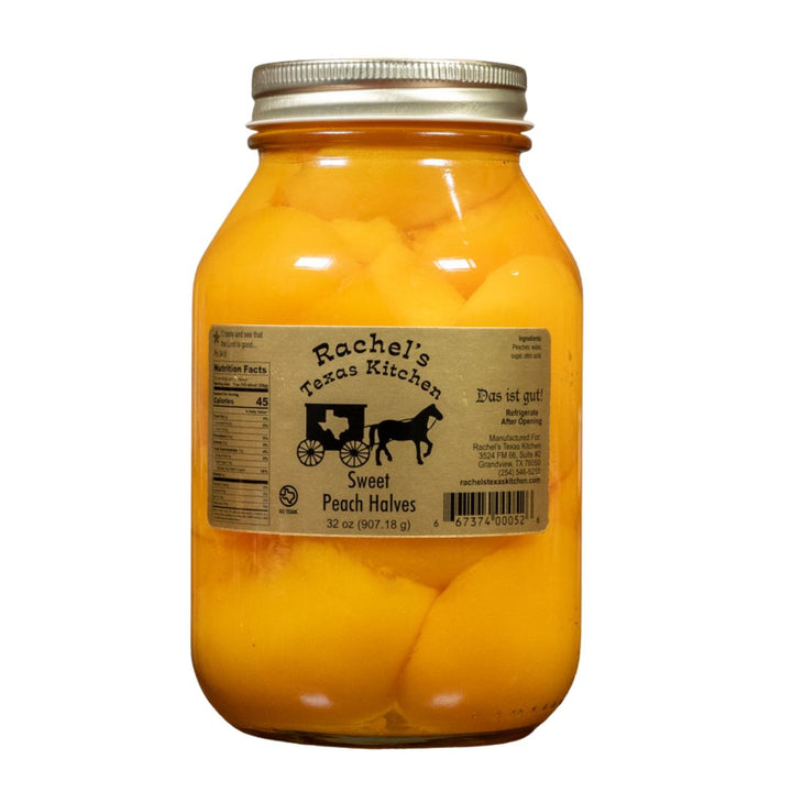 Sweet Peach Halves - 7 Pack