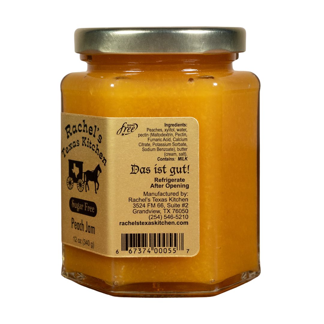 Sugar Free Peach Jam